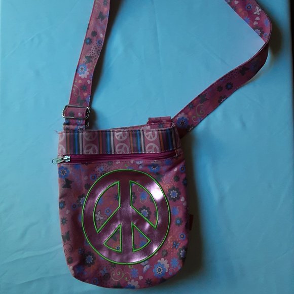Mudd Pink Patterned Shoulder Bag - Picture 1 of 2